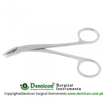 Richter Clip Applying Forcep With Screw Lock Stainless Steel, 13.5 cm - 5 1/4"